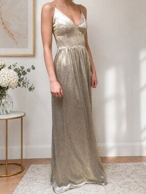 Gold Maxi Dress Soieblu